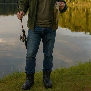 Haband’s Ice House Black Steel Shank Duck‎ Boots 7D Fishermen Ski Hunting Hiking